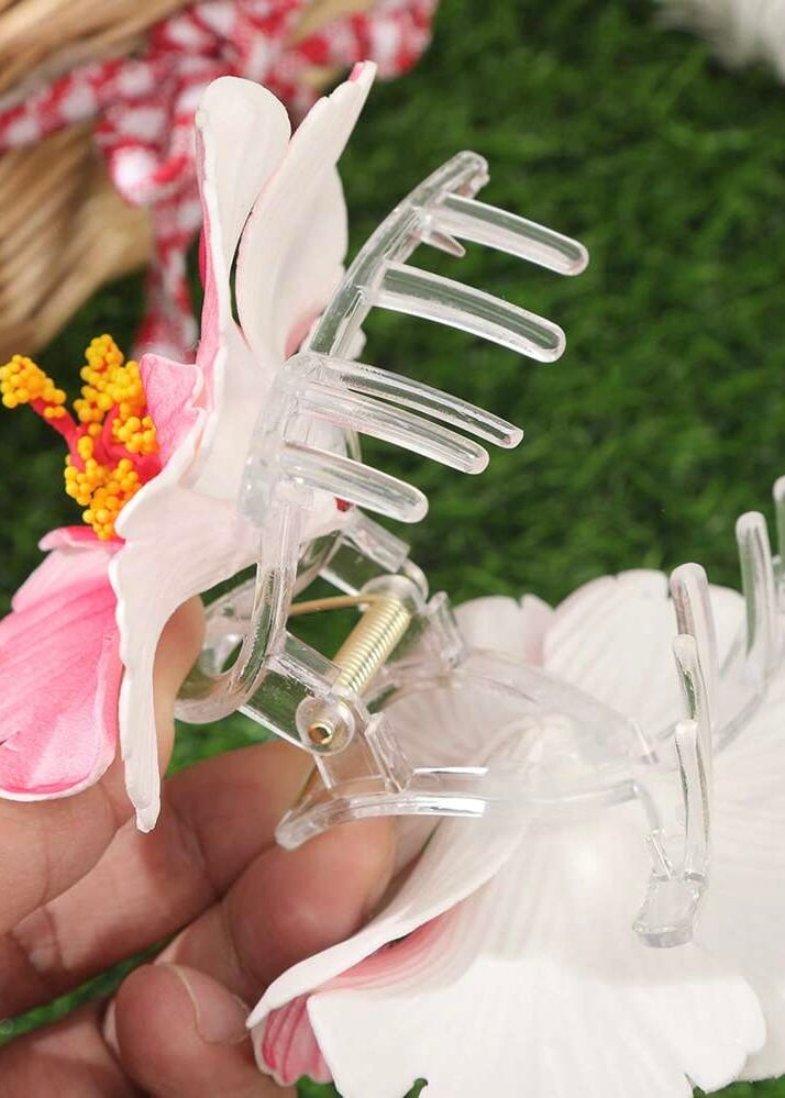 Flower Claw Clips