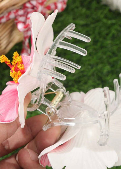 Flower Claw Clips