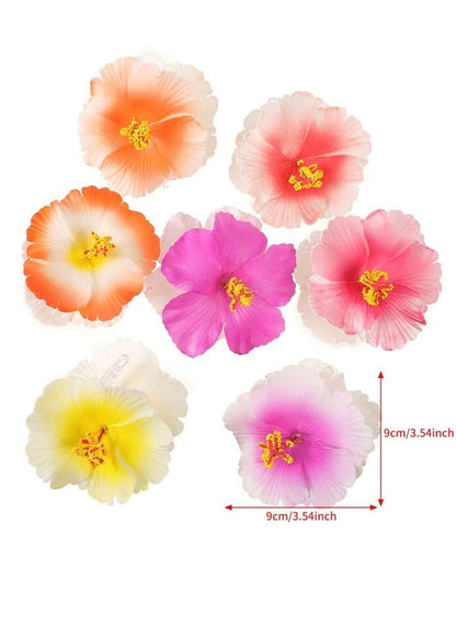 Flower Claw Clips