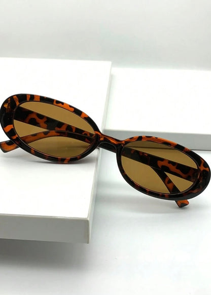 Cool Girl Oval Sunglasses