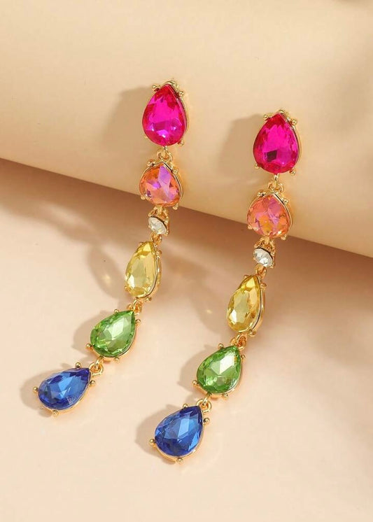 Multicolour Drop Earrings