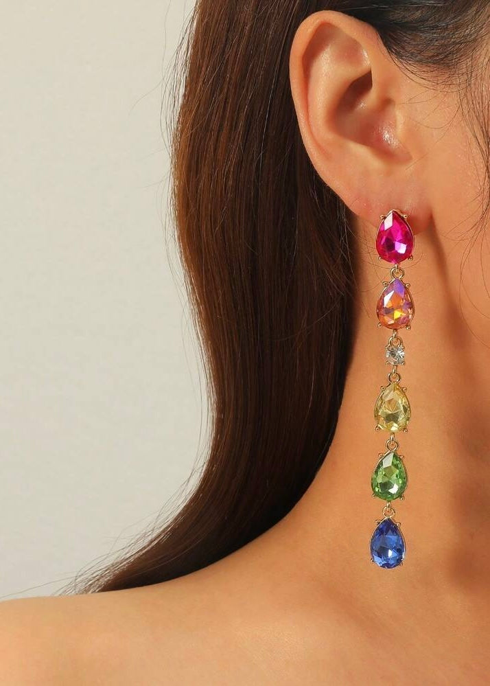 Multicolour Drop Earrings