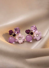 Load image into Gallery viewer, Floral Statement Studs
