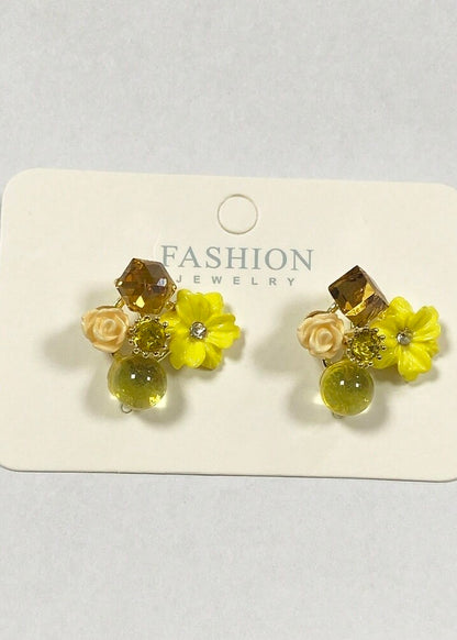 Floral Statement Studs
