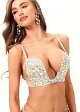 Load image into Gallery viewer, Ana Plunge Sparkling Bralette - The Style Guide TT
