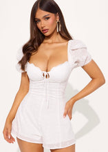 Load image into Gallery viewer, Lilly Eyelet Detail Romper
