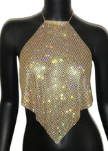 Load image into Gallery viewer, Vixen Rhinestone Halter Top
