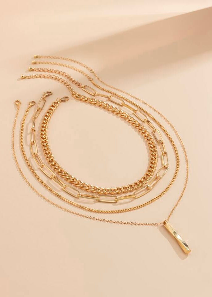 Layered Gold Nacklace