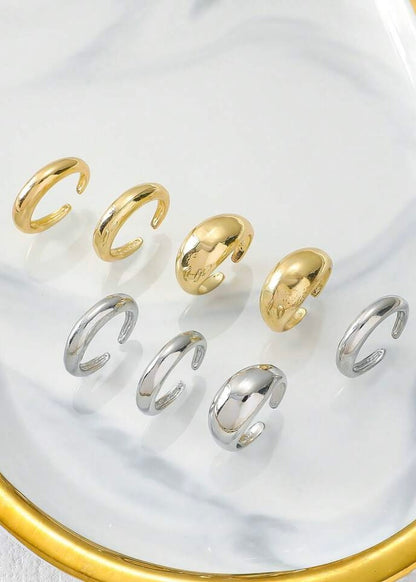 Mixed Tone 8 Piece Ring Set