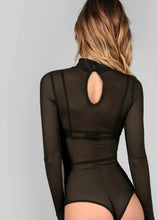 Cargar imagen en el visor de la galería, Turtle Neck Mesh Bodysuit
