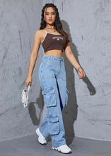 Load image into Gallery viewer, Hit Different Cargo Jeans
