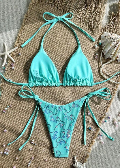 Zara Sequin Embellished Bikini