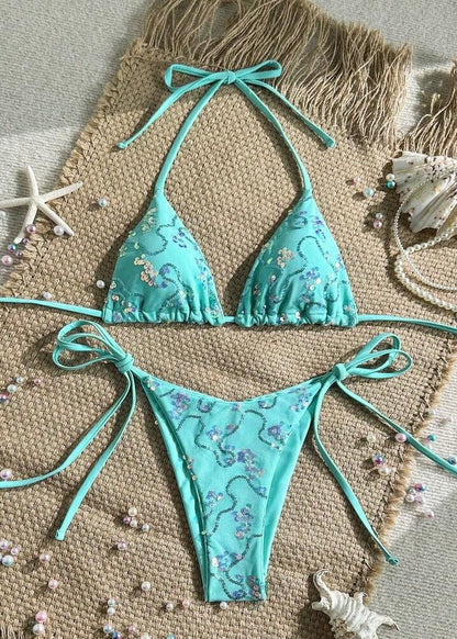 Zara Sequin Embellished Bikini