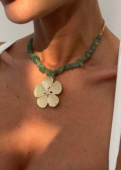 Aloha Flower Pendant Necklace