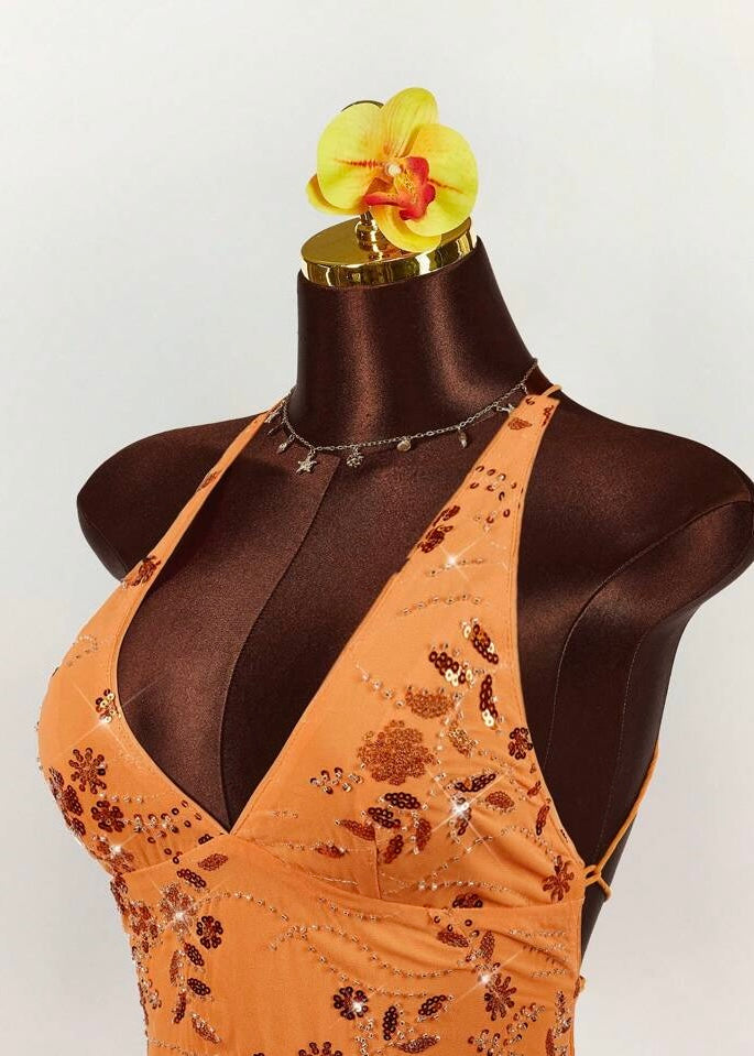 Aperol Hour Halter Top