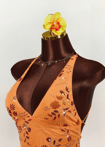 Aperol Hour Halter Top