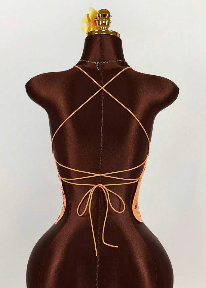 Aperol Hour Halter Top