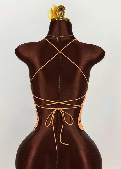 Aperol Hour Halter Top