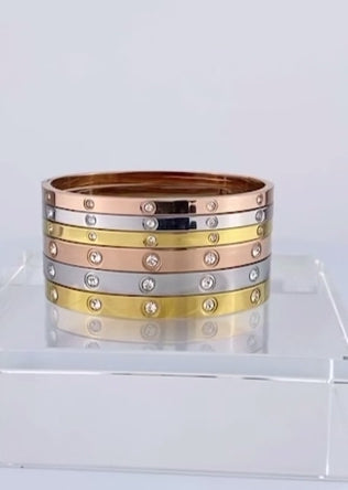 Rhinestone Encrusted Bracelet