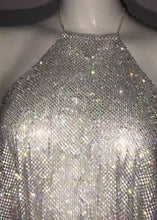 Cargar y reproducir el video en el visor de la galería, Vixen Rhinestone Halter Top
