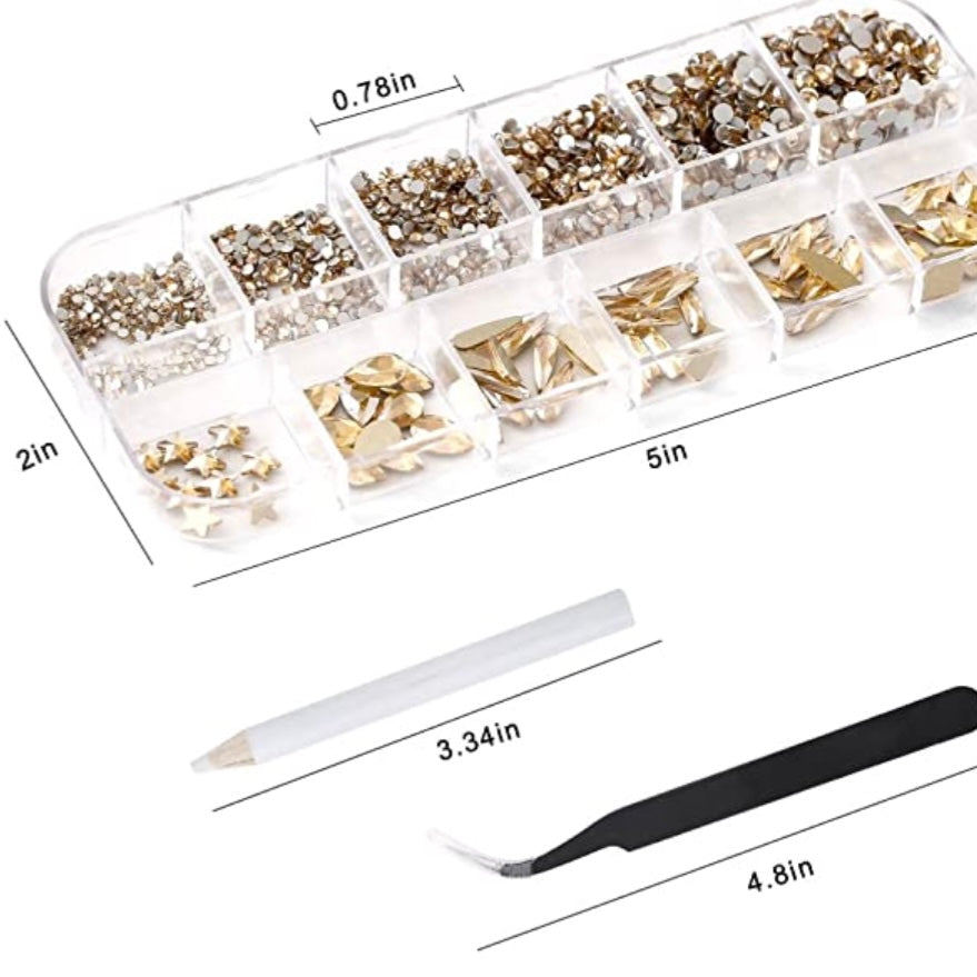 Assorted Crystal Rhinestone Set