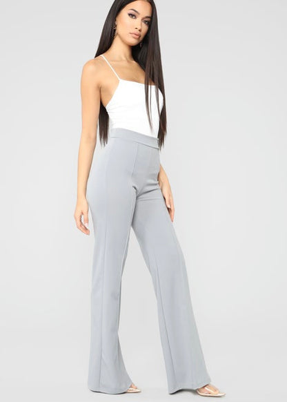 Bella High Waisted Wide Leg Trousers - The Style Guide TT