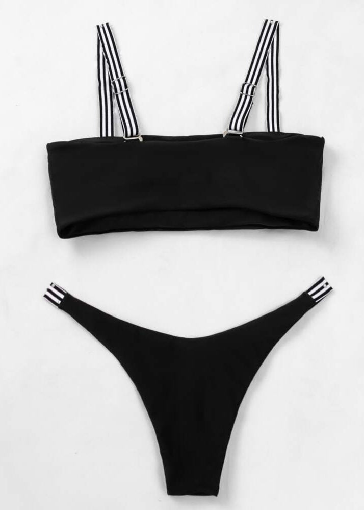 Striped Detail Bikini - The Style Guide TT