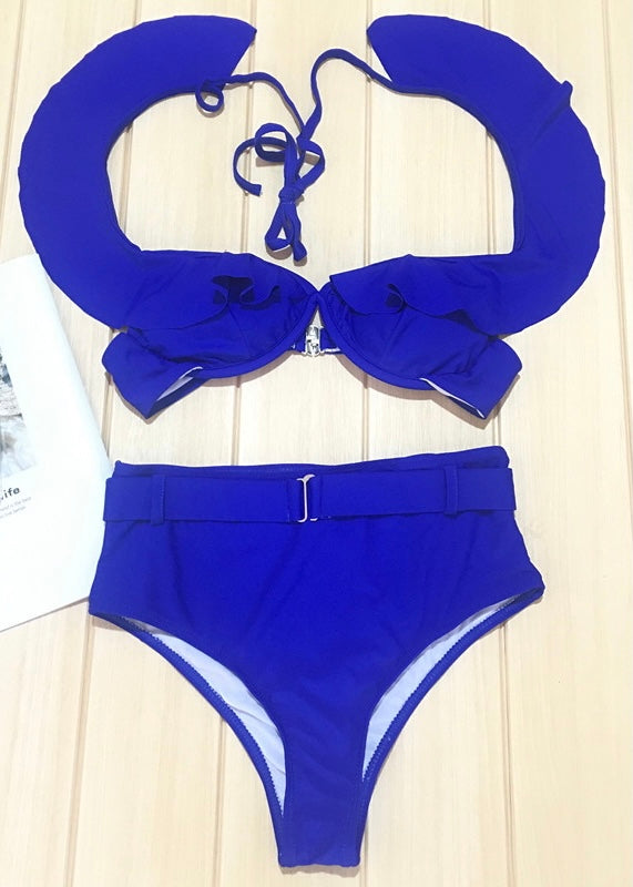 Frilled Off Shoulder Bikini - The Style Guide TT