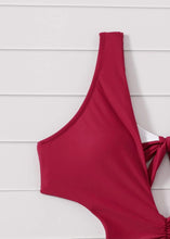 Load image into Gallery viewer, Cut Out Bow Detail Monokini - The Style Guide TT
