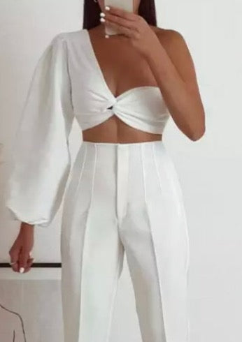 Seoul Tapered High Waisted Trousers - The Style Guide TT