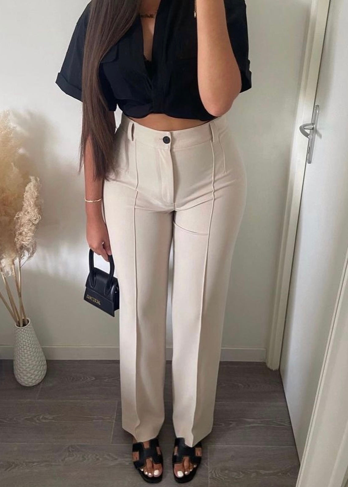 Work It Out Straight Leg Trousers - The Style Guide TT