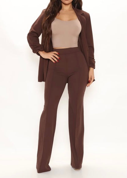 Bella High Waisted Wide Leg Trousers - The Style Guide TT