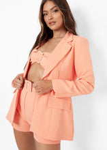 Load image into Gallery viewer, Just Peachy Matching Blazer Set
