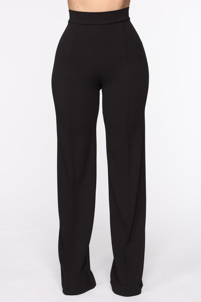 Bella High Waisted Wide Leg Trousers - The Style Guide TT