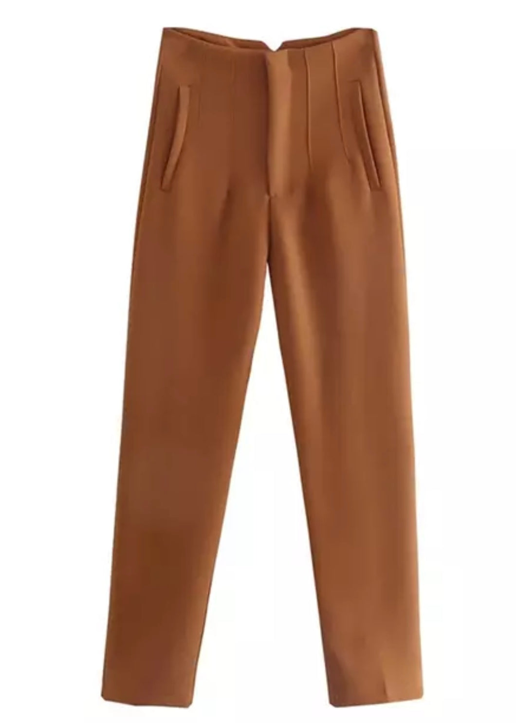 Seoul Tapered High Waisted Trousers - The Style Guide TT