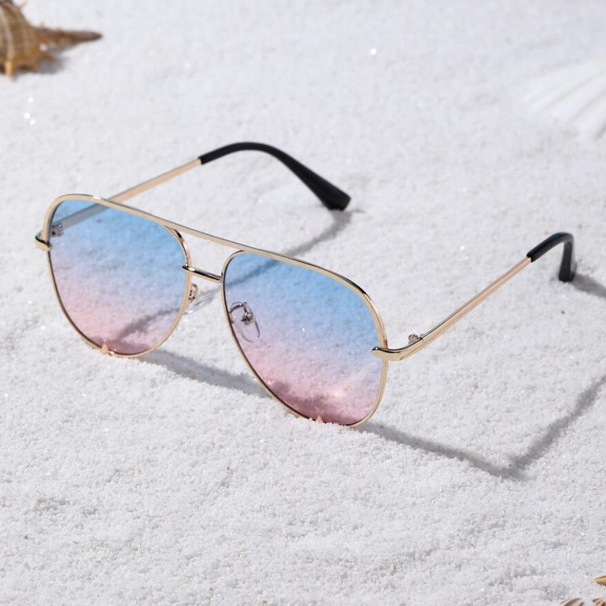 Aviator Framed Sunglasses