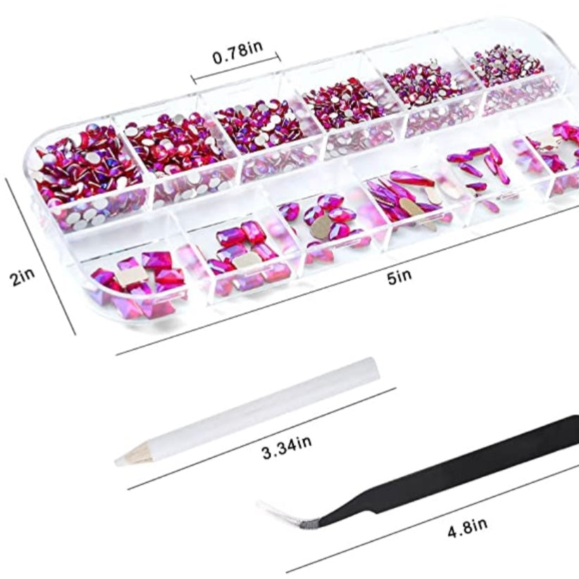 Assorted Crystal Rhinestone Set