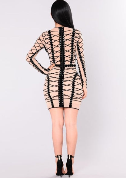 Fashion Nova Katrina Mesh Dress - The Style Guide TT