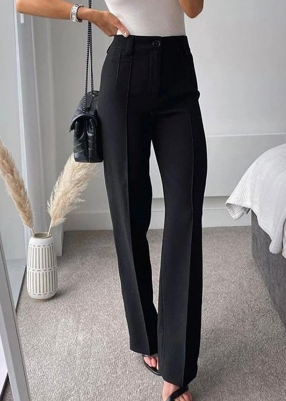 Work It Out Straight Leg Trousers - The Style Guide TT