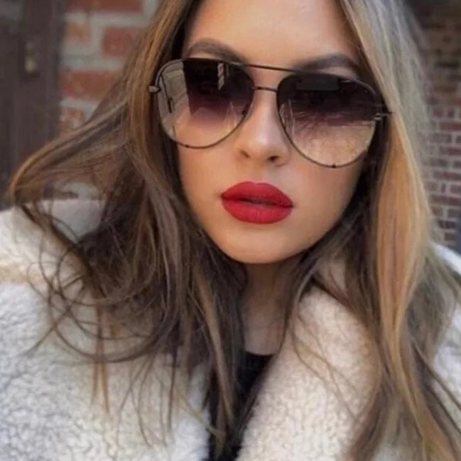Aviator Framed Sunglasses