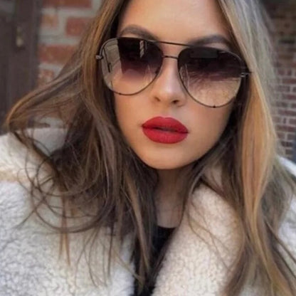 Aviator Framed Sunglasses