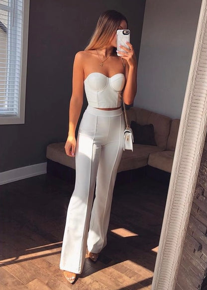 Bella High Waisted Wide Leg Trousers - The Style Guide TT