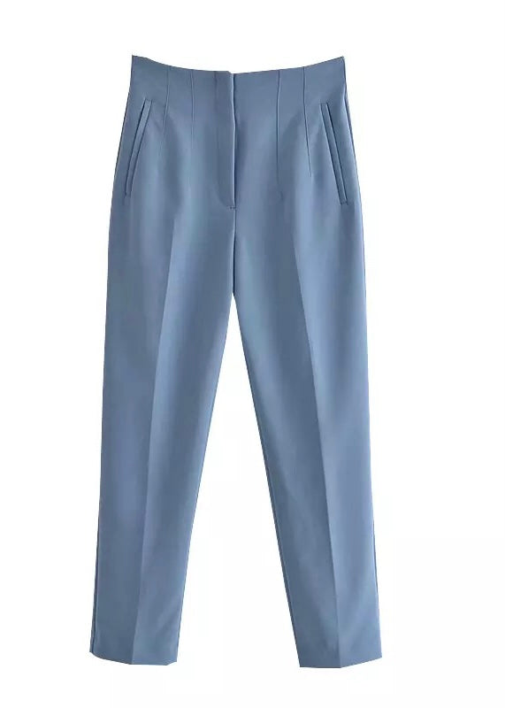 Seoul Tapered High Waisted Trousers - The Style Guide TT