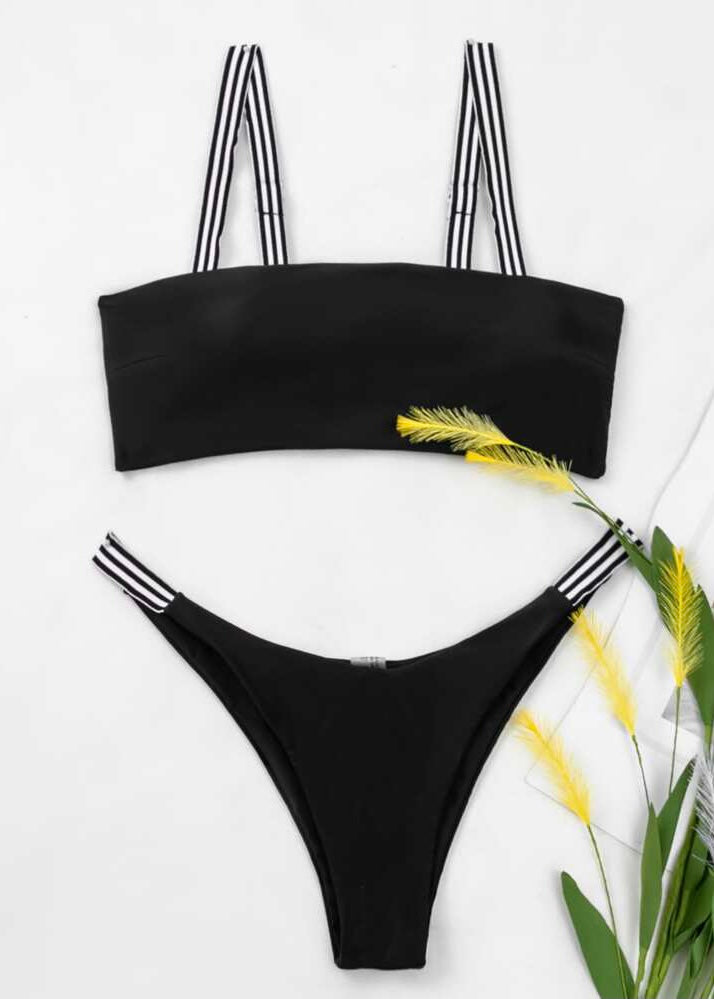 Striped Detail Bikini - The Style Guide TT