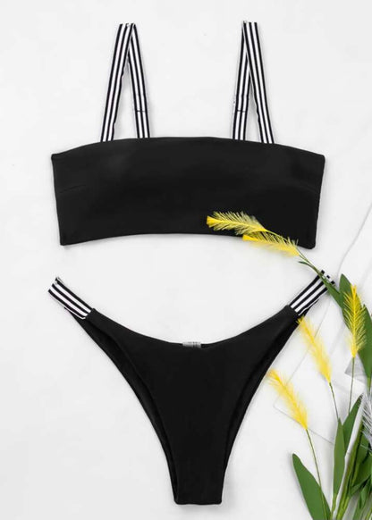 Striped Detail Bikini - The Style Guide TT