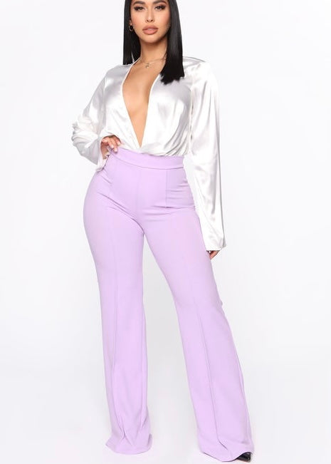 Bella High Waisted Wide Leg Trousers - The Style Guide TT