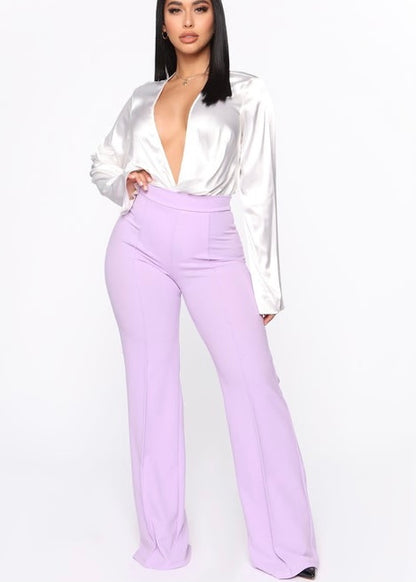 Bella High Waisted Wide Leg Trousers - The Style Guide TT