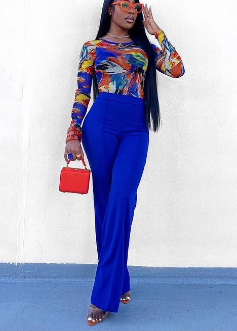 Bella High Waisted Wide Leg Trousers - The Style Guide TT