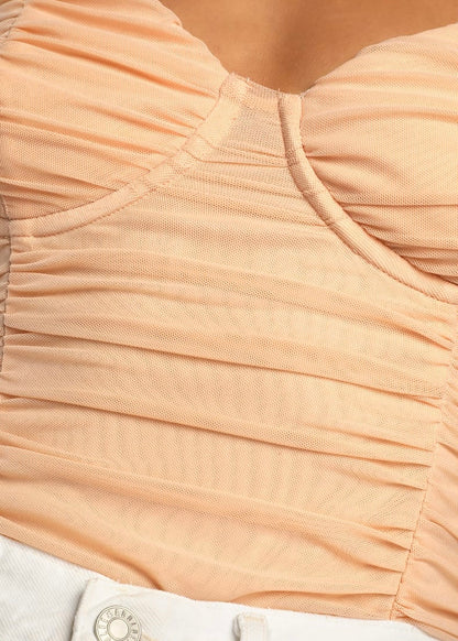 Stay Close To Me Ruched Bodysuit