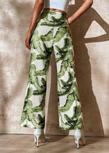 Cargar imagen en el visor de la galería, Kauai Palm Print High Waisted Trousers
